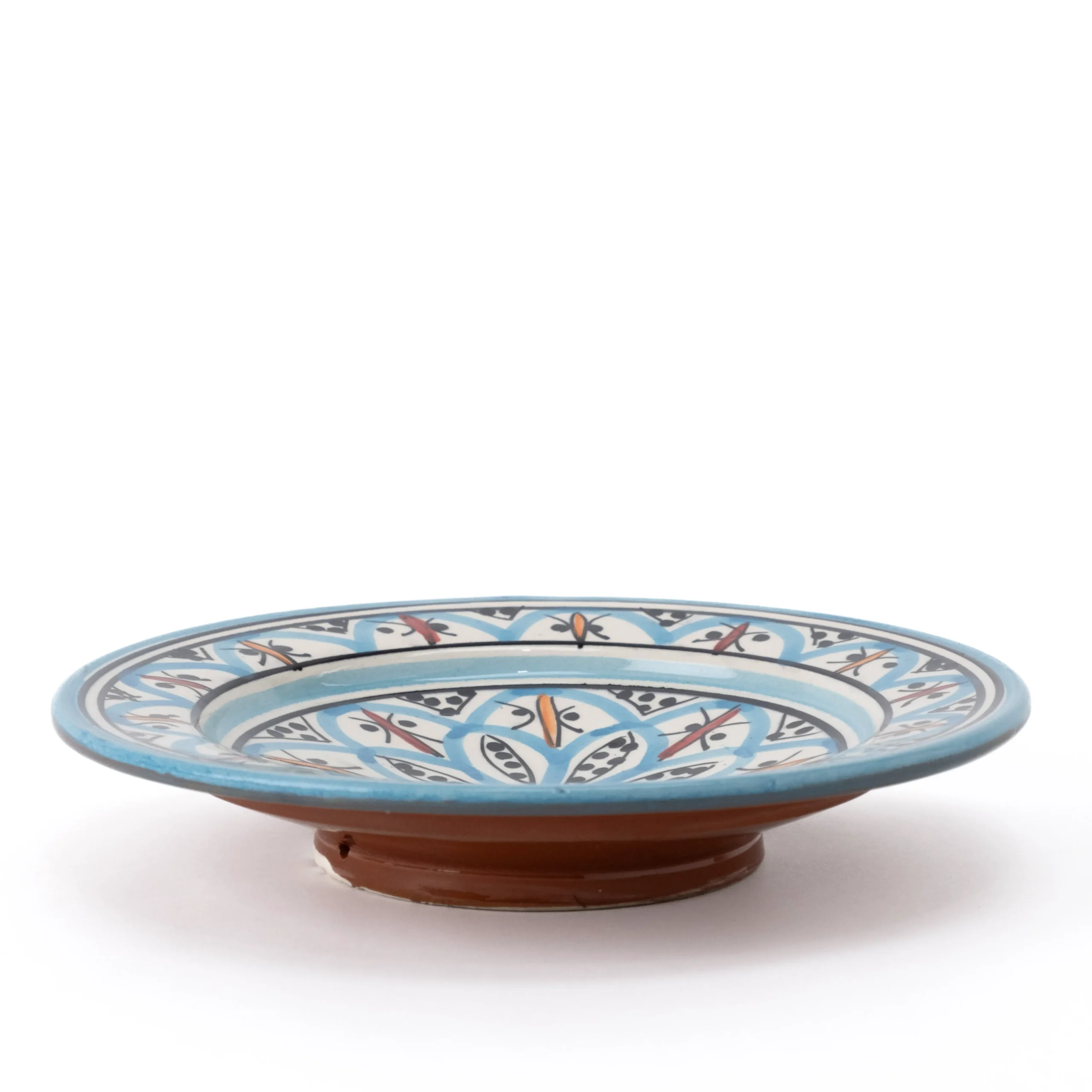 Moroccan colorful Handmade Ceramic Plate