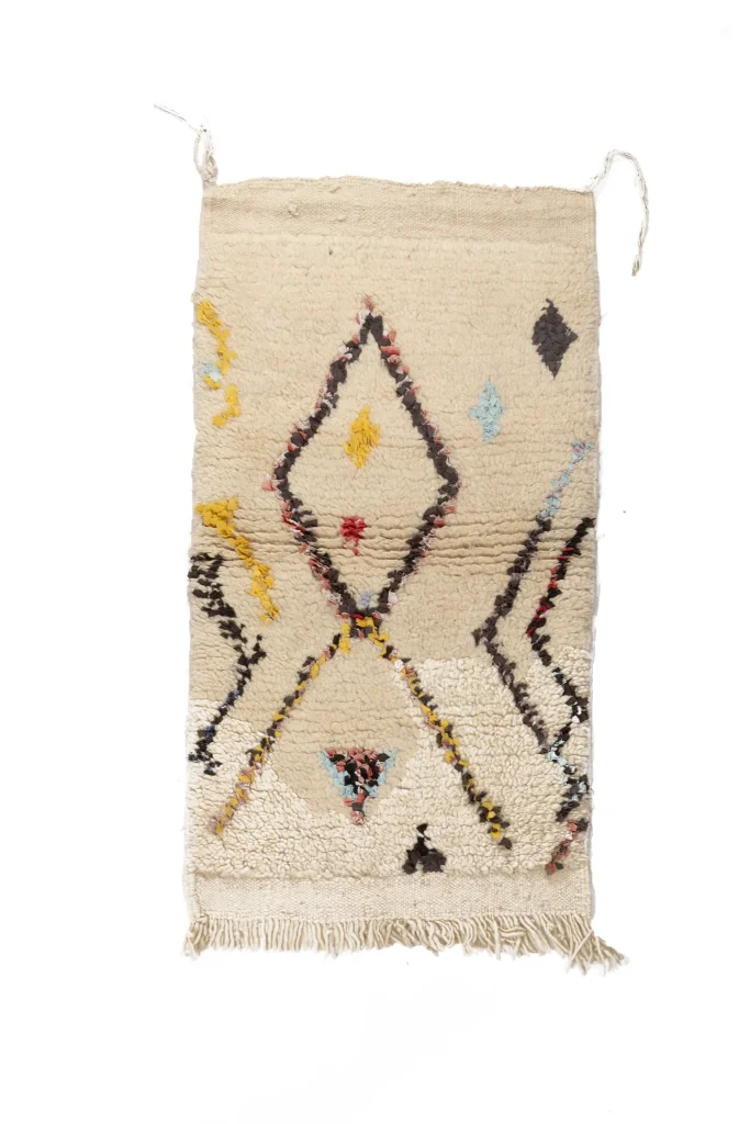 Soft Moroccan Berber Rug - Classic Beni Ourain Style