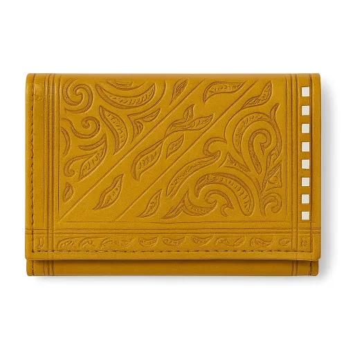 Mustard Yellow Leather Wallet