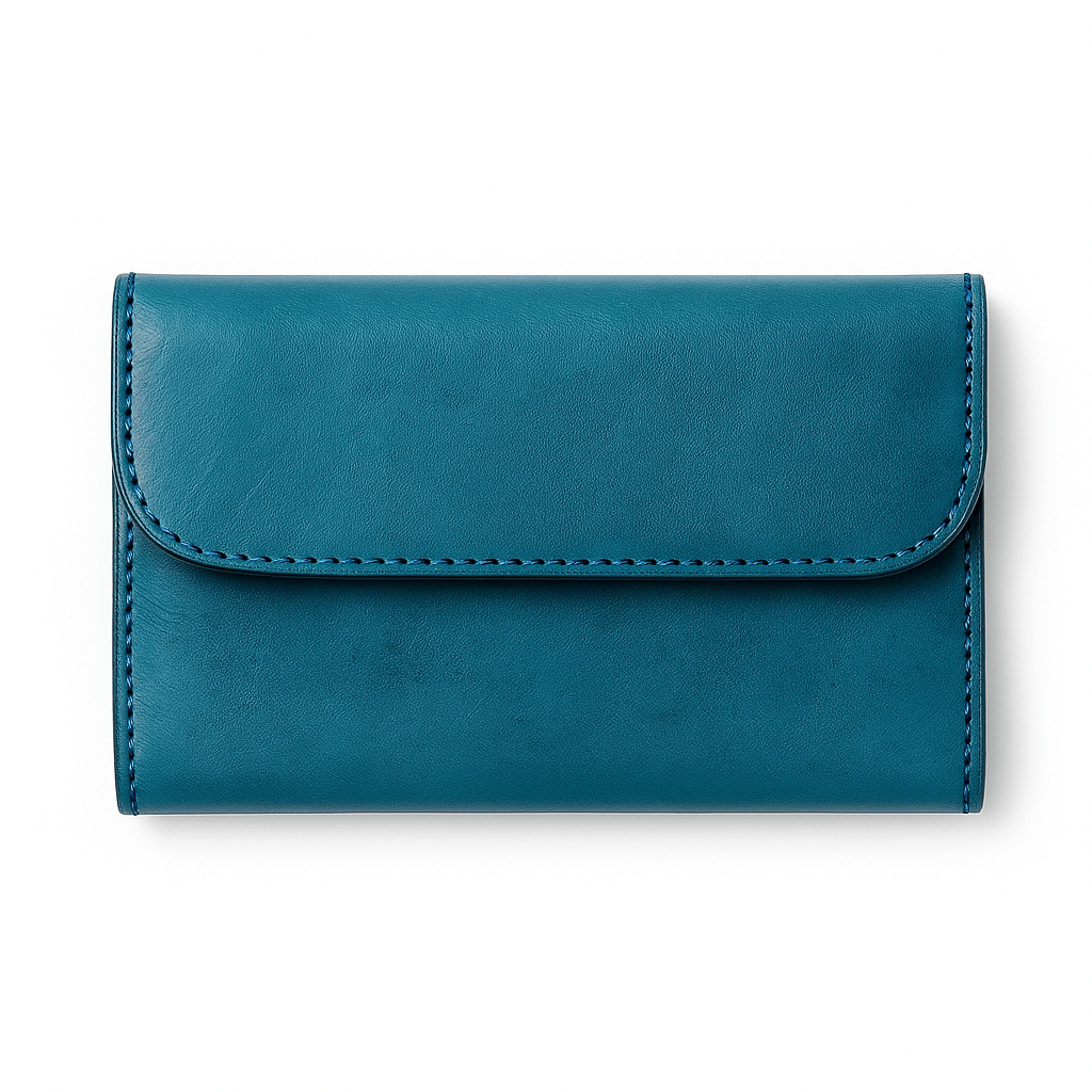 Teal Moroccan Leather Wallet