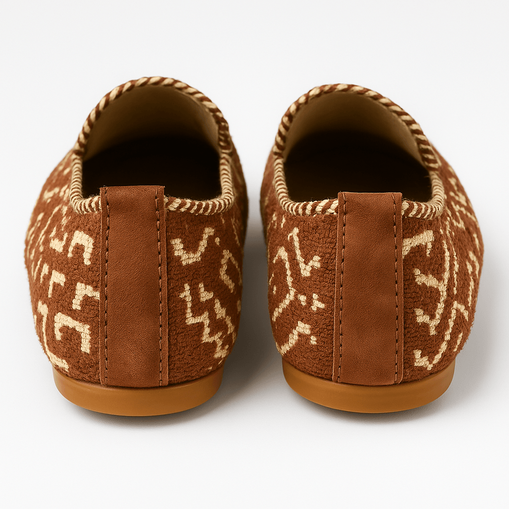 Luxury Ladies Mule Slippers – Handmade Moroccan Kilim