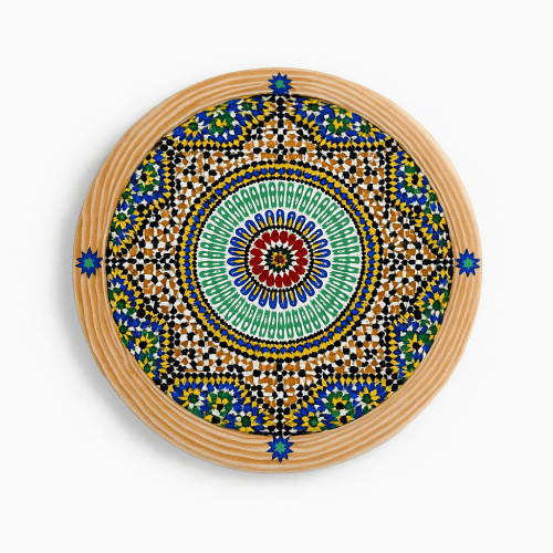 Round Mosaic Drink Coaster
