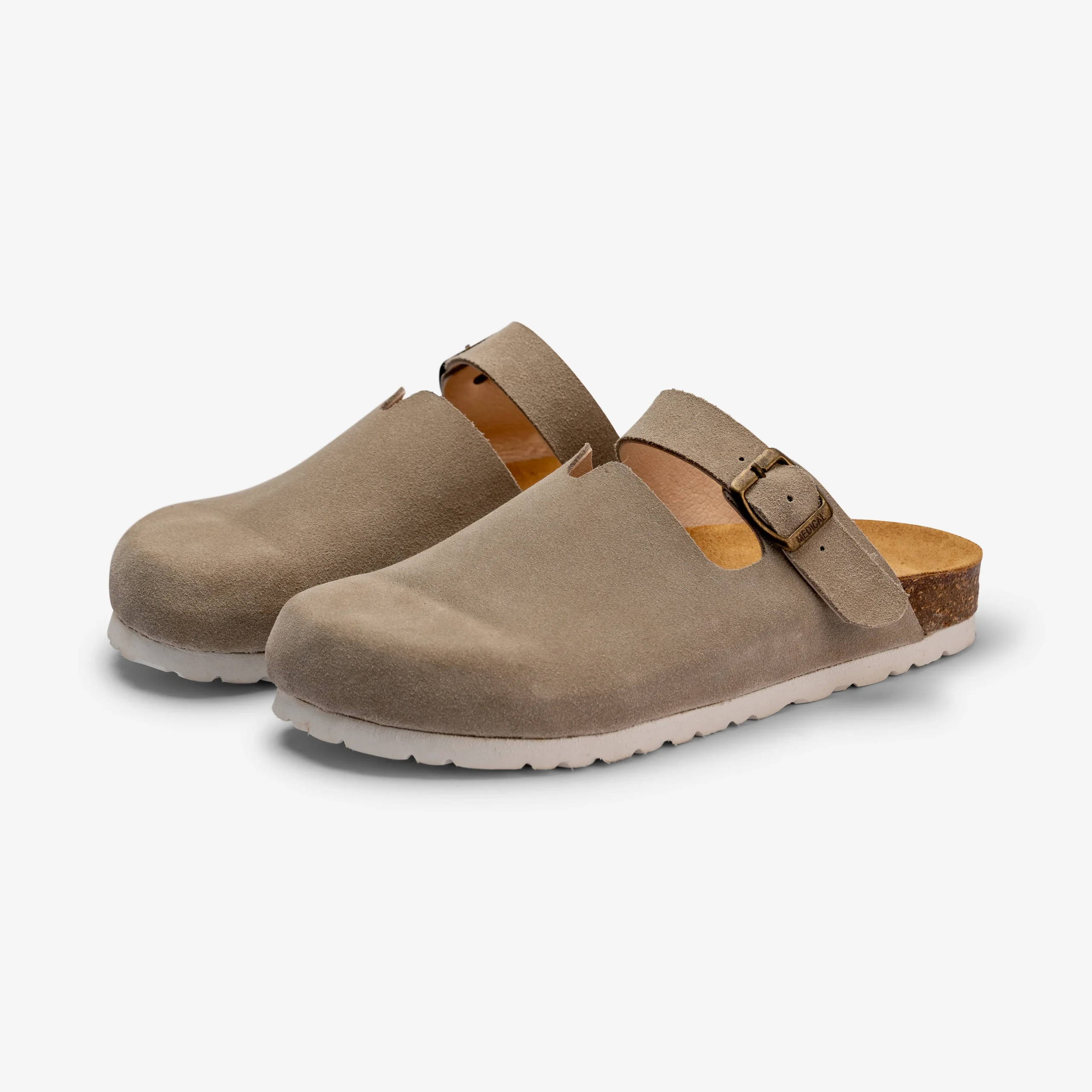 Mustard Suede Moroccan Mules – Handmade Men's Slip-On Slippers