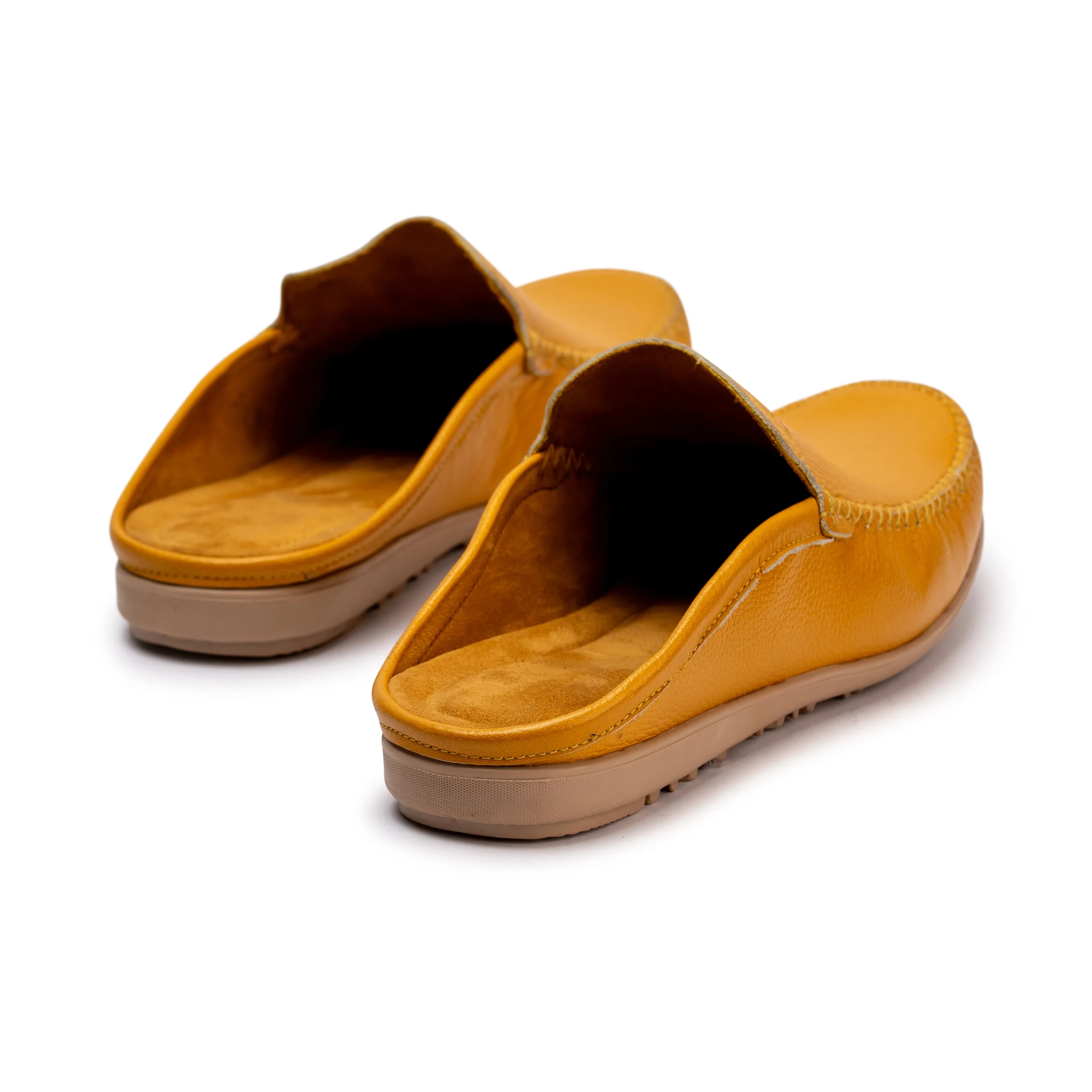 Mustard Moroccan Mules