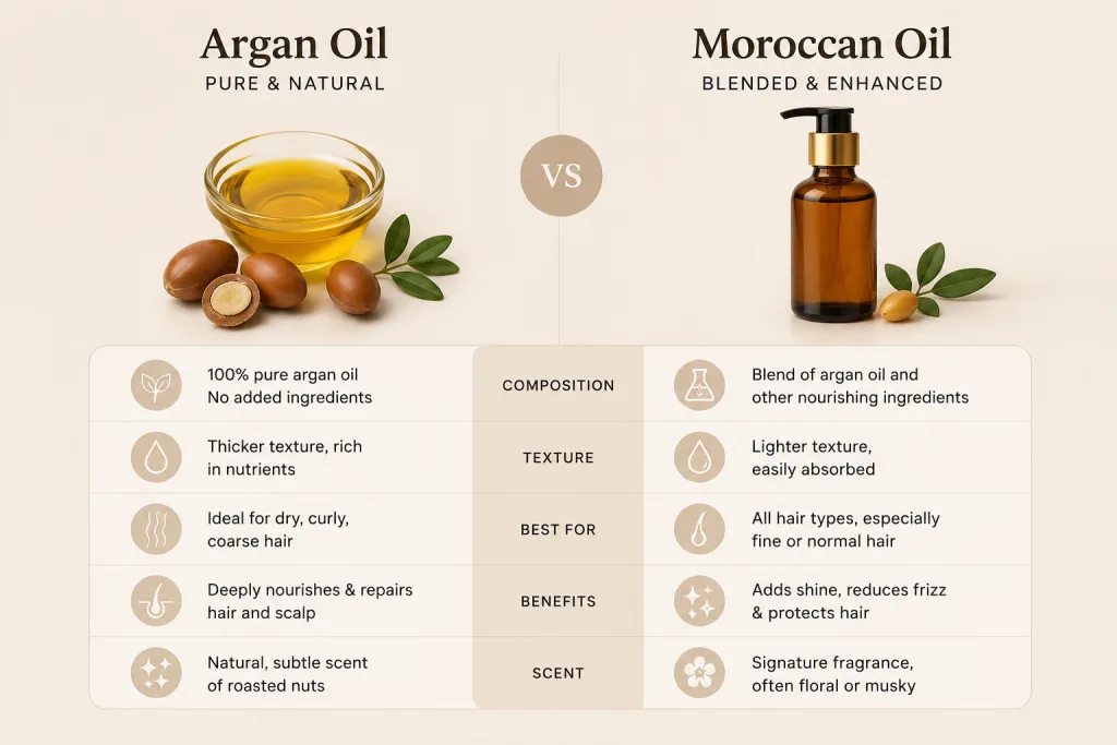 Argan Oil vs Moroccan Hair Oil Clearing Up the Confusion