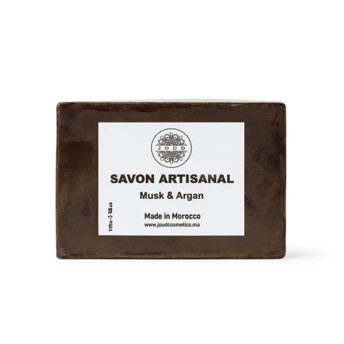 Moroccan Black Argan Soap – Natural Musk & Argan Handmade Body Cleanser