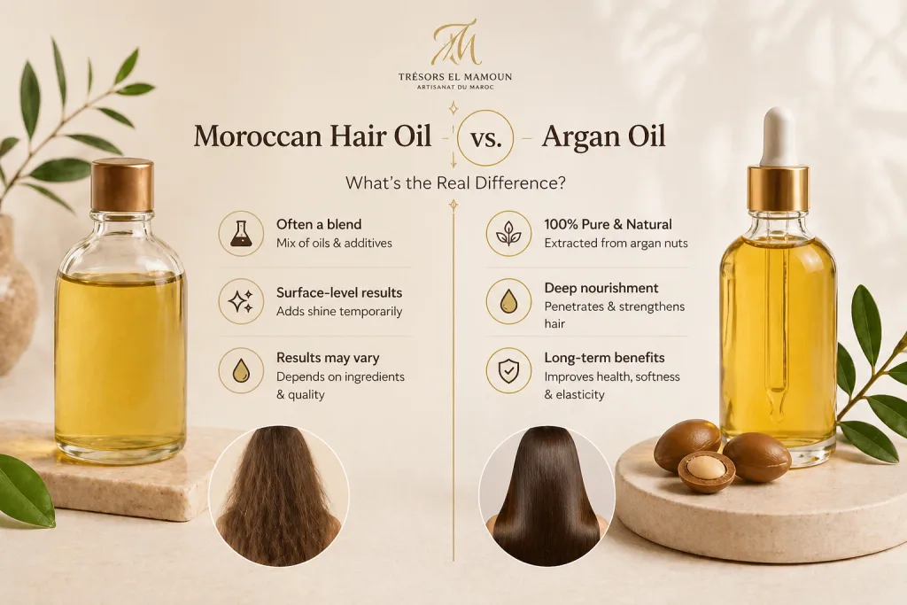 Moroccan Oil vs Argan Oil The Truth About Ingredients, Branding, and Results - clear image explaining