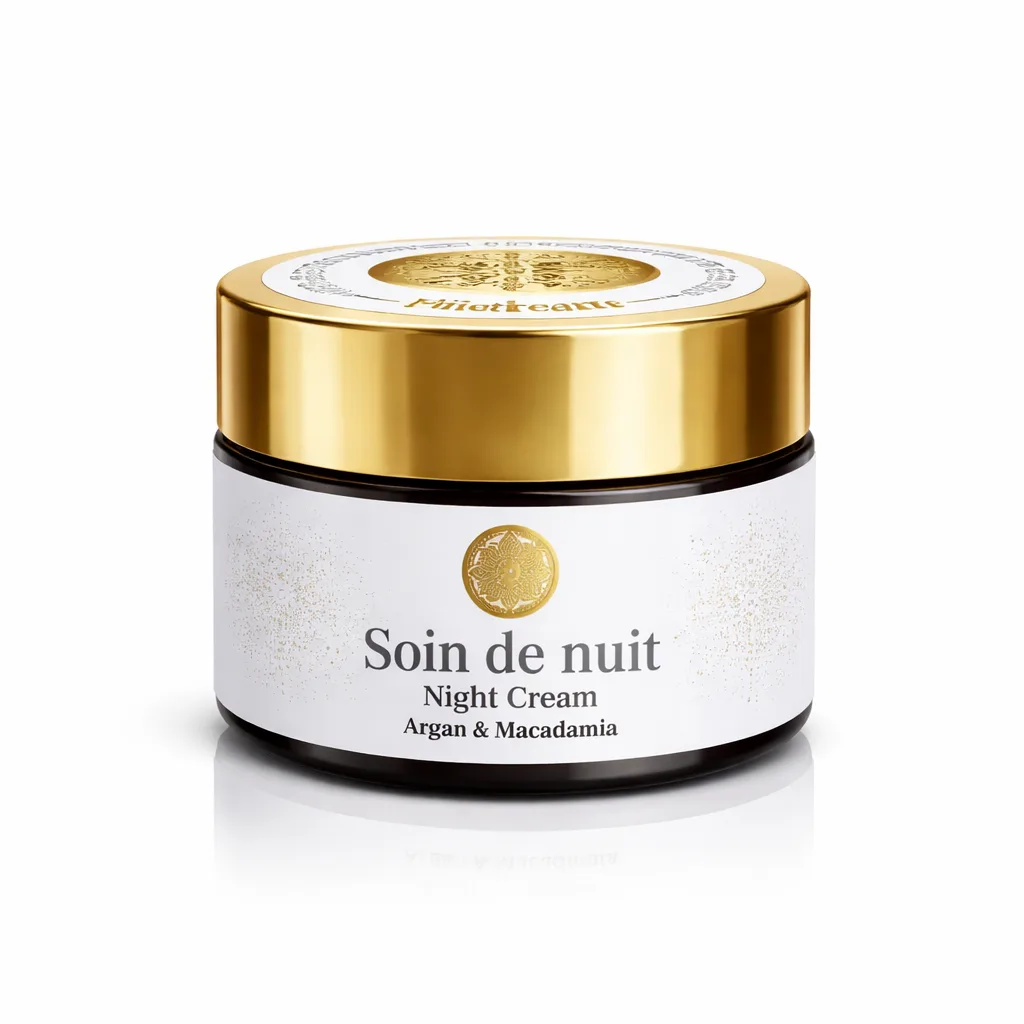 Argan Night Cream – Moroccan Soin de Nuit with Macadamia