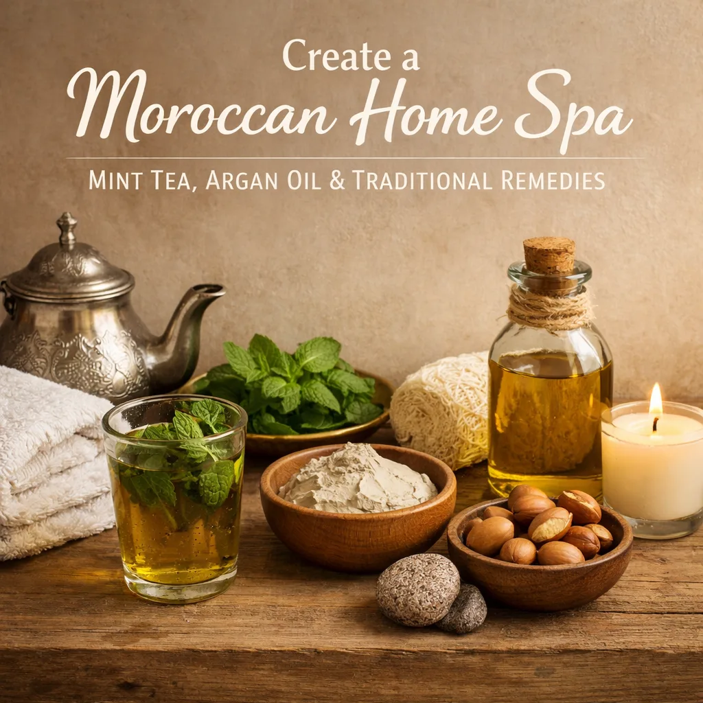 Create a Moroccan Home Spa with Mint Tea and Argan Oil & Traditional Remedies