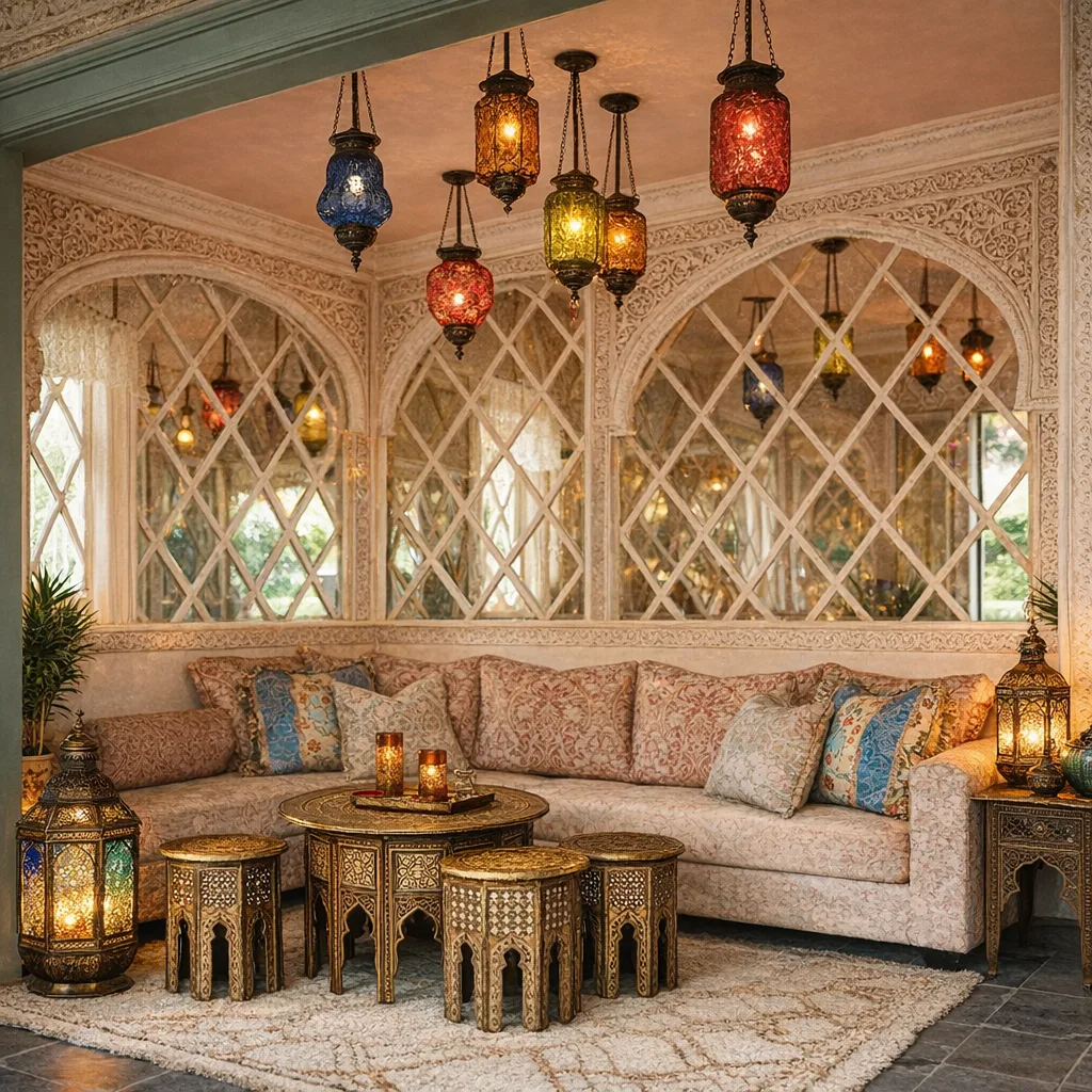 How to Style Moroccan Lantern Lighting in a Modern Home