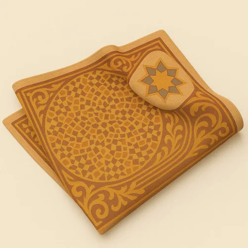 Morocco Scarf – Rayon d’Or | Classic Golden Moroccan Scarf Set