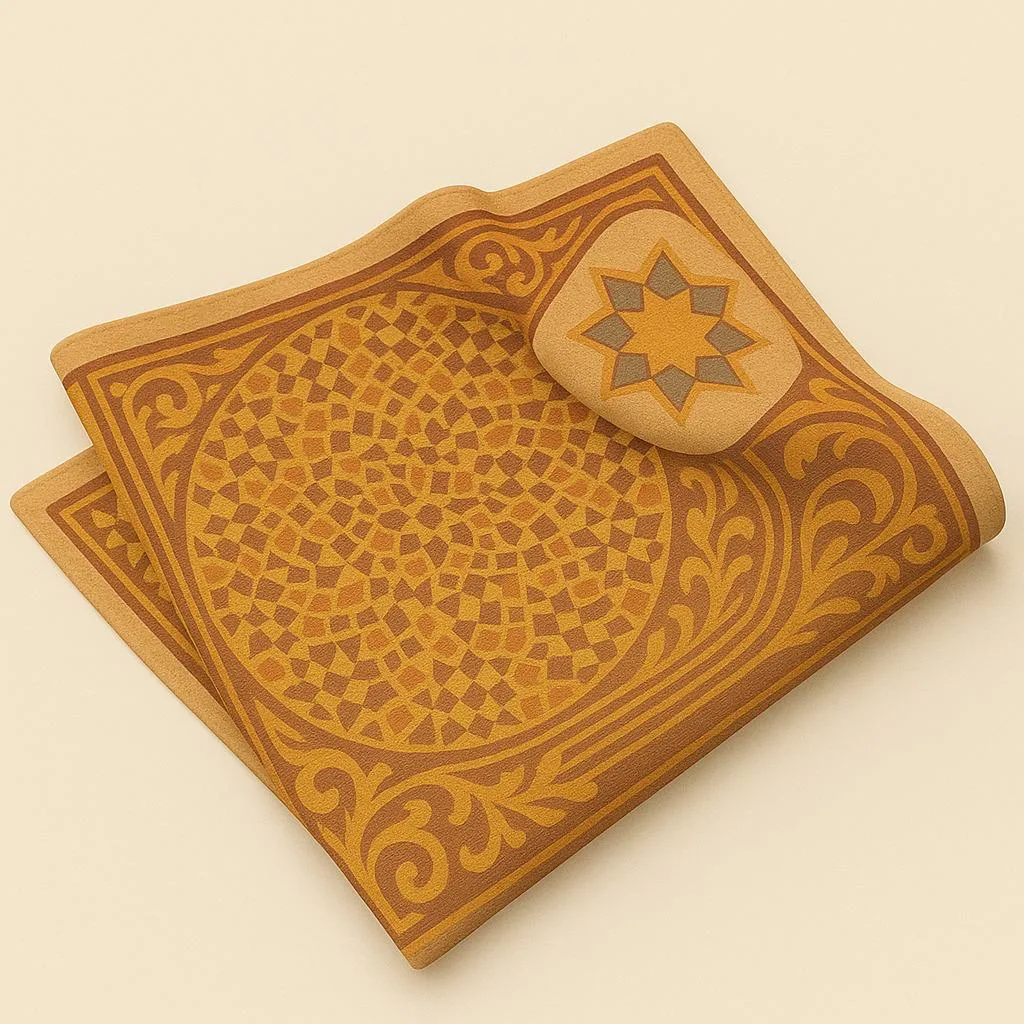 Morocco Scarf – Rayon d’Or | Classic Golden Moroccan Scarf Set