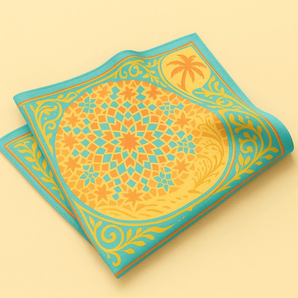 Golden Moroccan Head Scarf