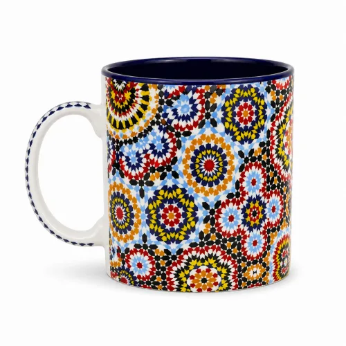 Camel Mug with Traditional Mosaic