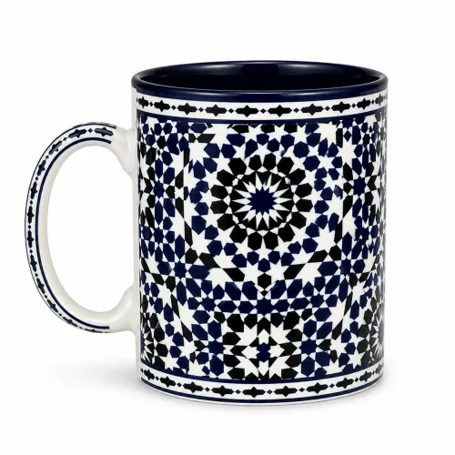 Handcrafted Moroccan Mosaic Ceramic Mug