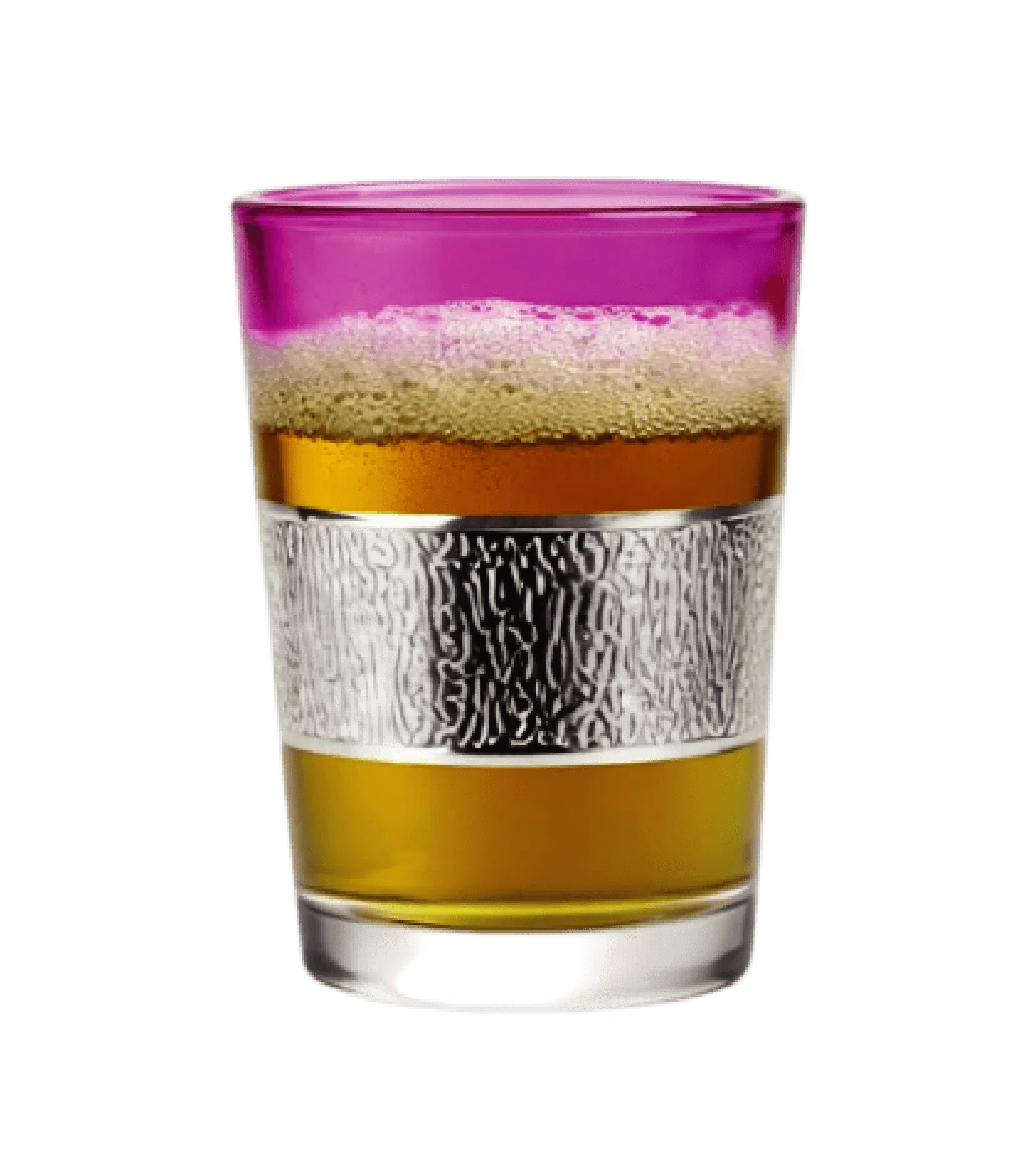 Colourful Moroccan Tea Glasses Set – Glasses with Silver Detail