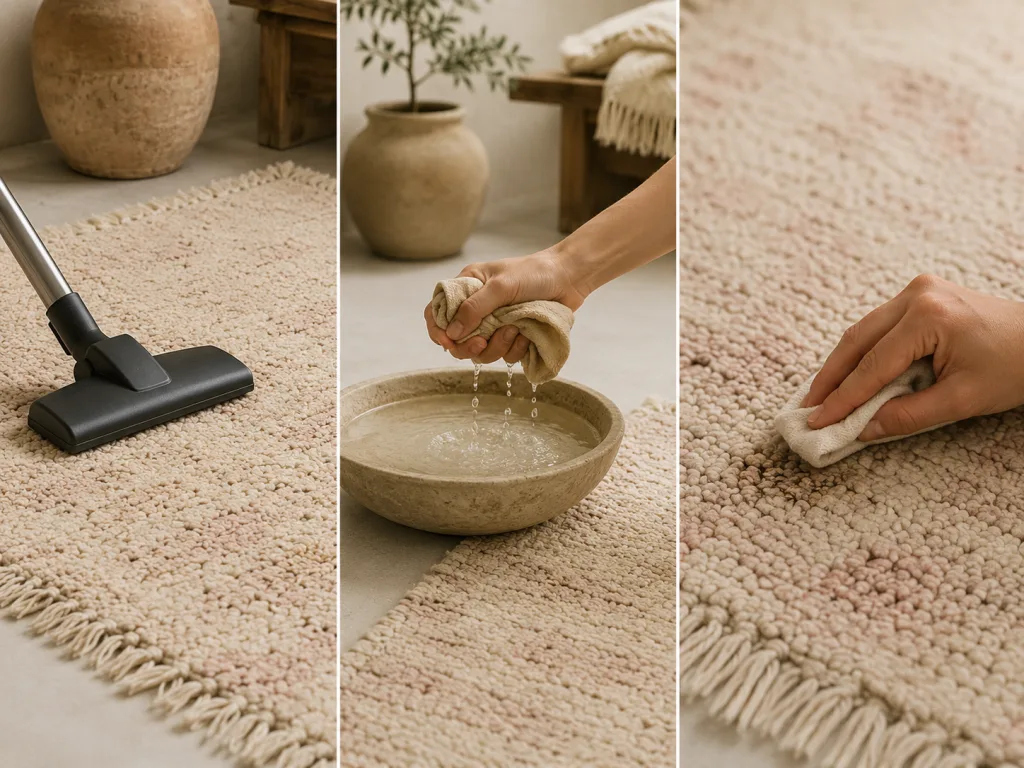 Cleaning Basics for a moroccan rug