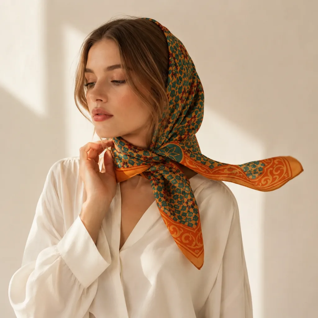 handmade Moroccan scarf