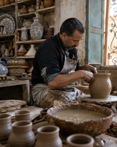 Mikran Belzayen pottery artisan