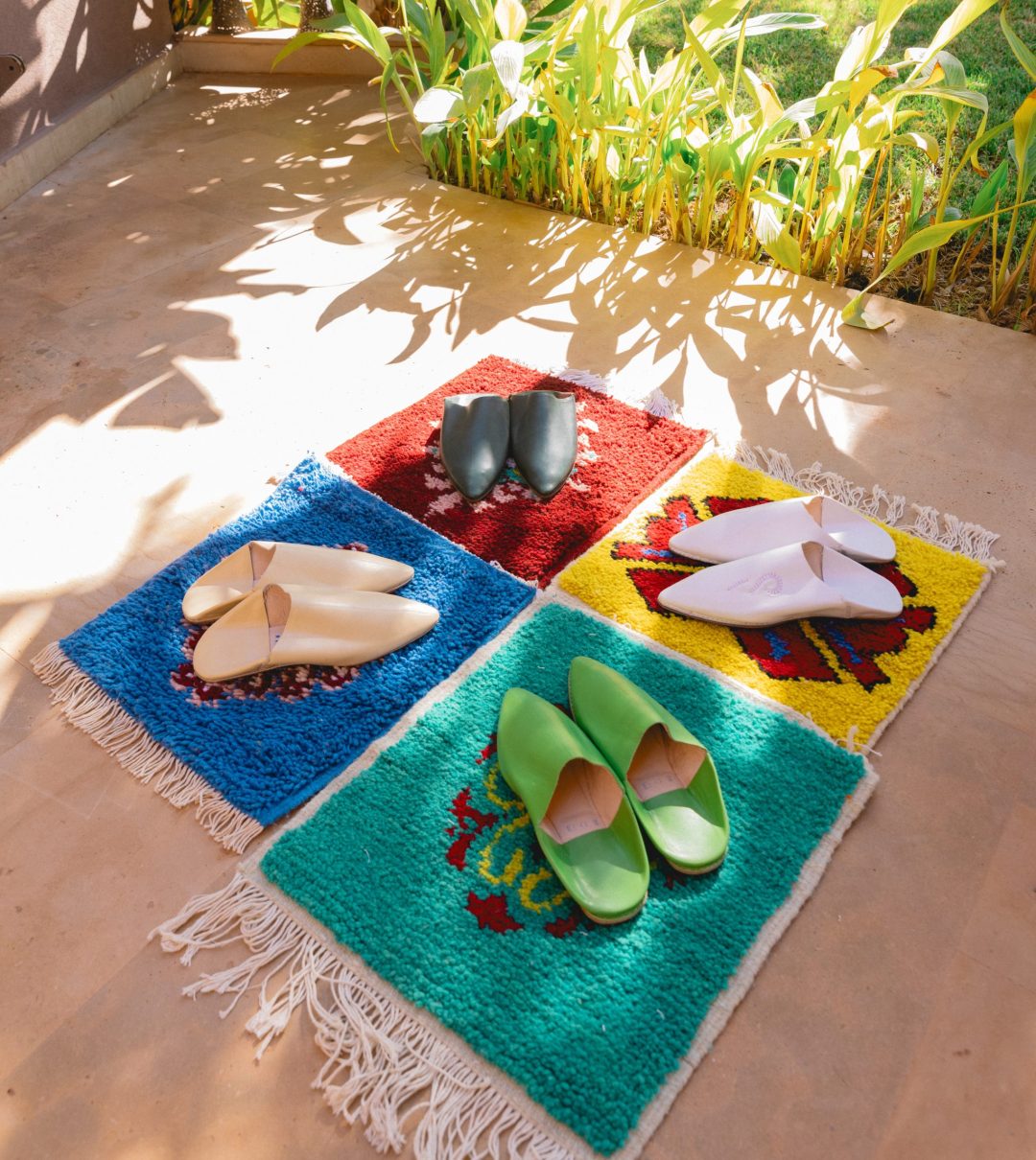 Moroccan Slippers - Leather Mules